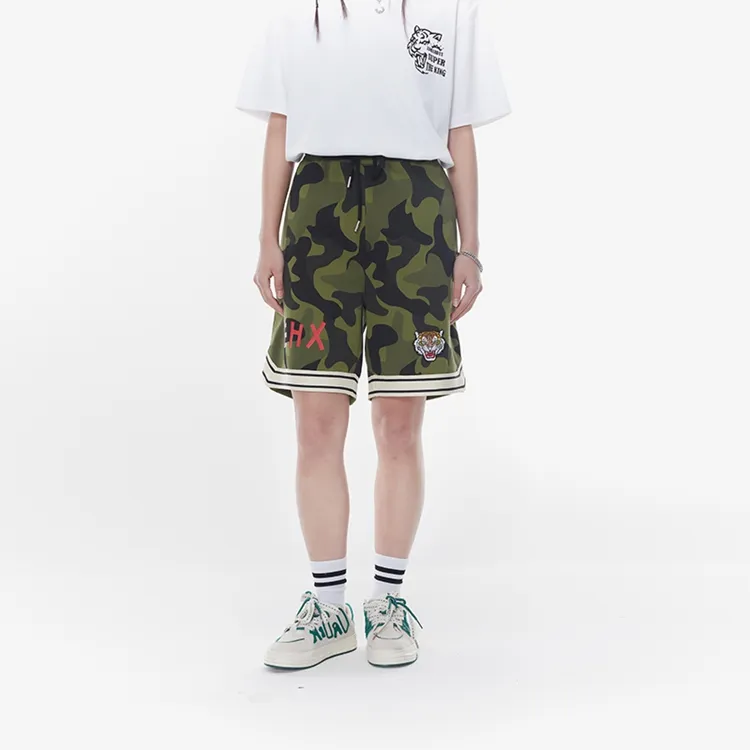 ED HARDY X Casual Shorts Unisex Army Green-2