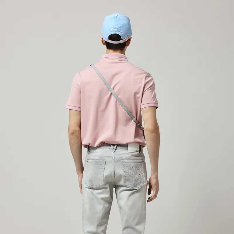 RARE T Shirts Men Pink-4