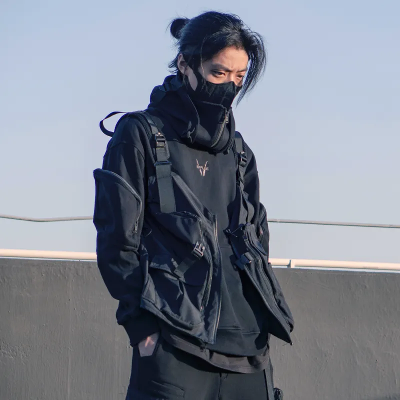 VIP FW22 Loose Fit Vest Unisex Black-6