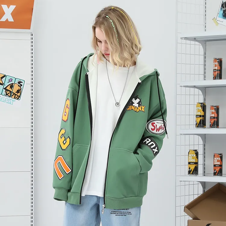 GENANX Loose Fit Thickened Jacket Unisex-8