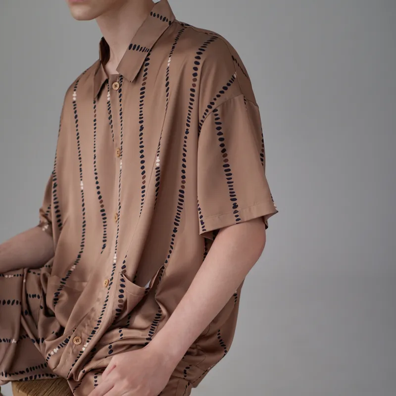 Same Language Pajamas Men's Camel-3