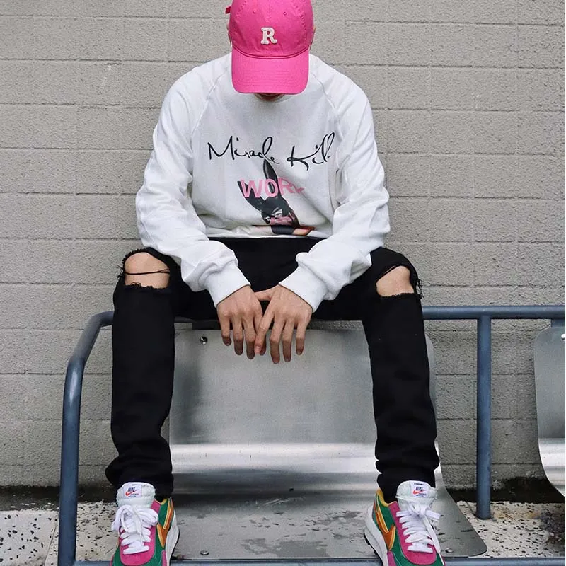 MIRACLE KILL Casual Pants Unisex Black-4