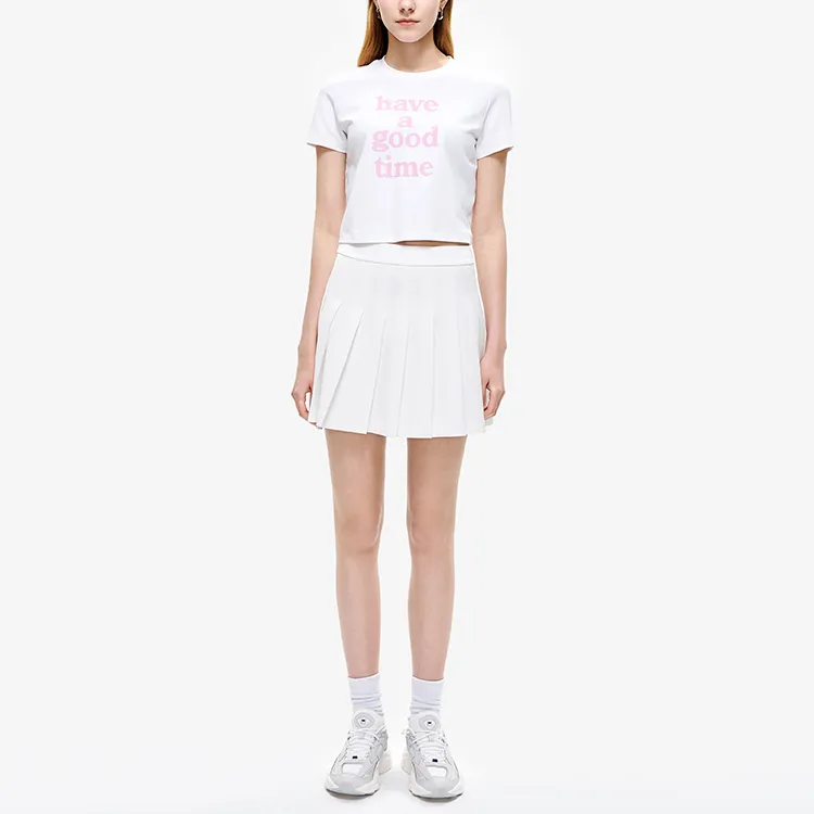 FILA X HAGT Crop Tops Women's Standard White-2