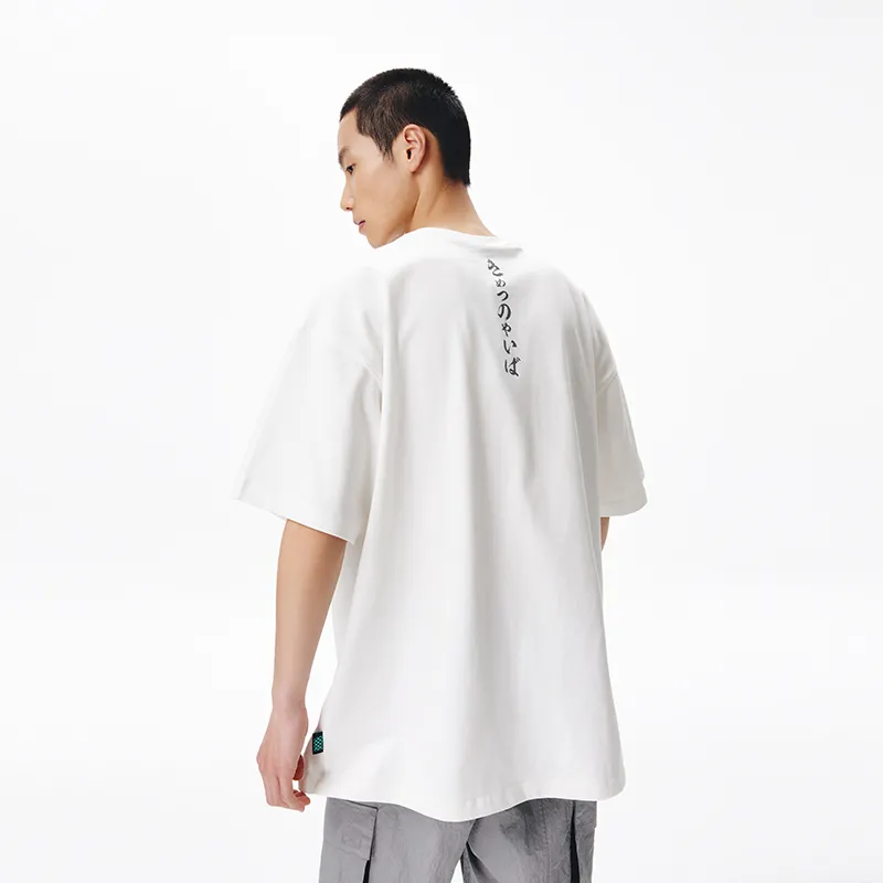 LNG X Demon Slayer T Shirts Unisex White-2