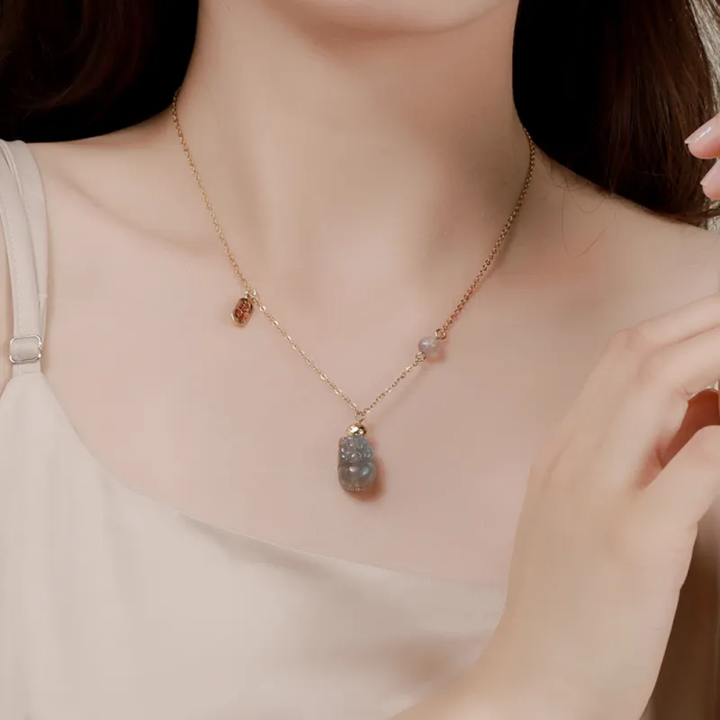 CLARKIA FLOWER Alloy Necklaces Women's-2