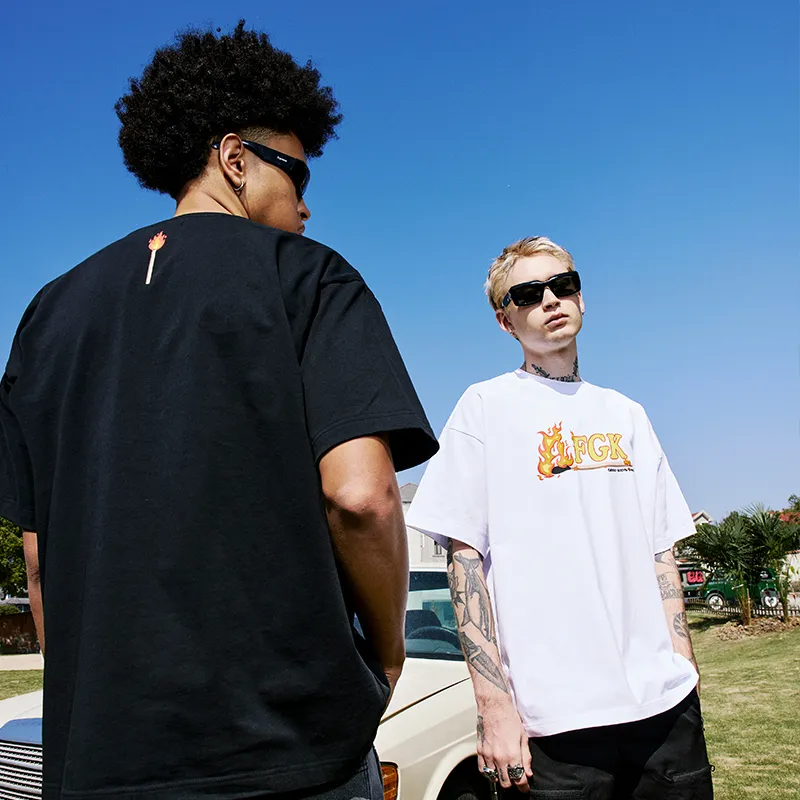 AFGK Drop Shoulder Sleeve T Shirt Unisex-3