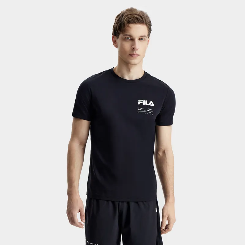 FILA Fitness Series T Shirt Men's Black-2