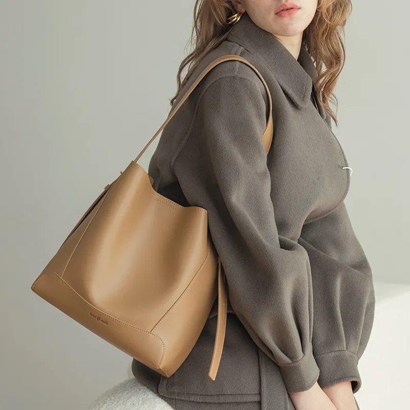 VENOF Cow Leather Tote Bag, Shopping Bag, Bucket Bag, Shoulder Bag Regular Women's Multicolor-15