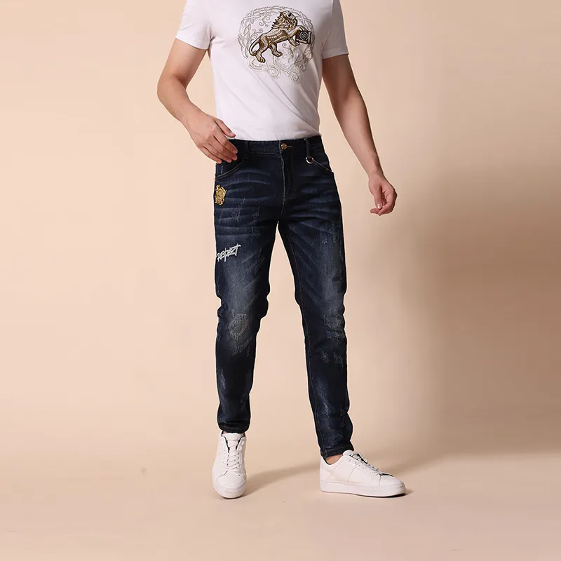 RARE SS22 Slim Fit Pants Moderate Jeans Men's Blue-2