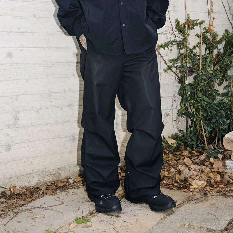 NST NONSTOP Casual Pants Unisex Black-2