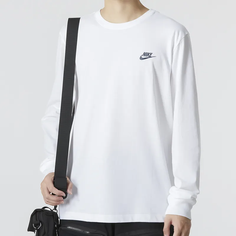 Nike T Shirts Men White-2