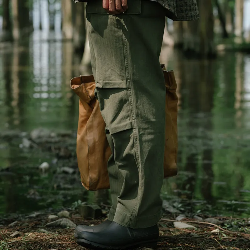 TEKABLU Casual Pants Men's Army Green-3