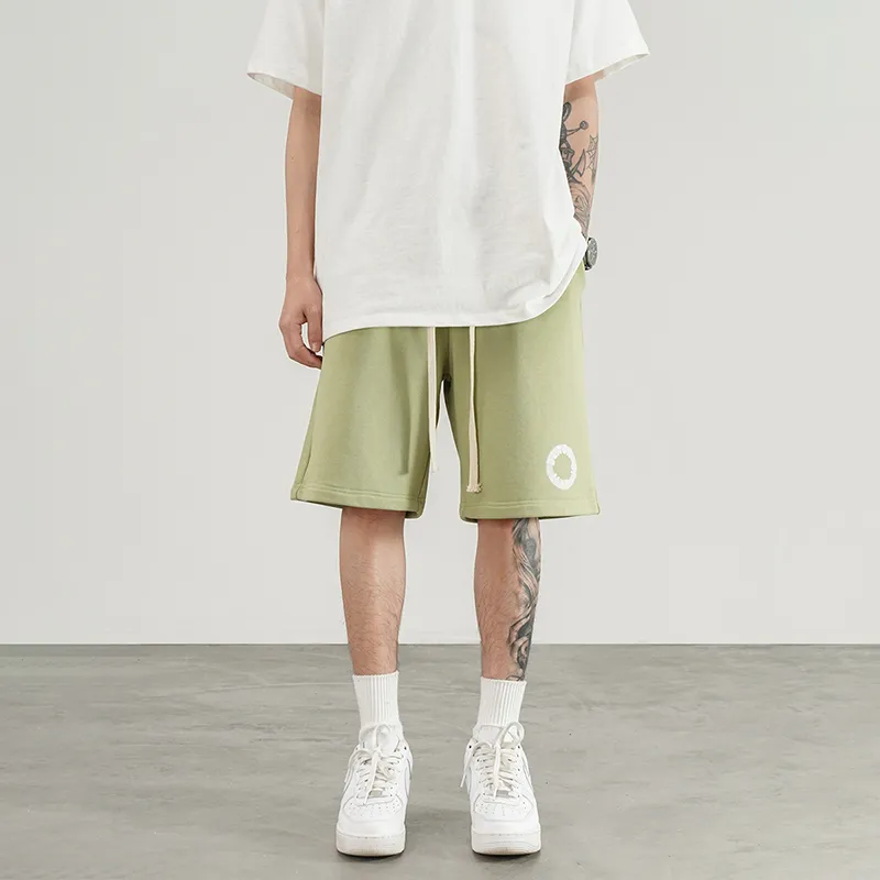 BLACK OF EXIT Casual Shorts Unisex Sage Green-1