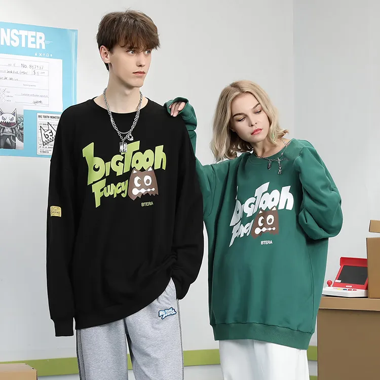 Bt Crew Neck Loose Fit Regular Sweatshirt Unisex-12