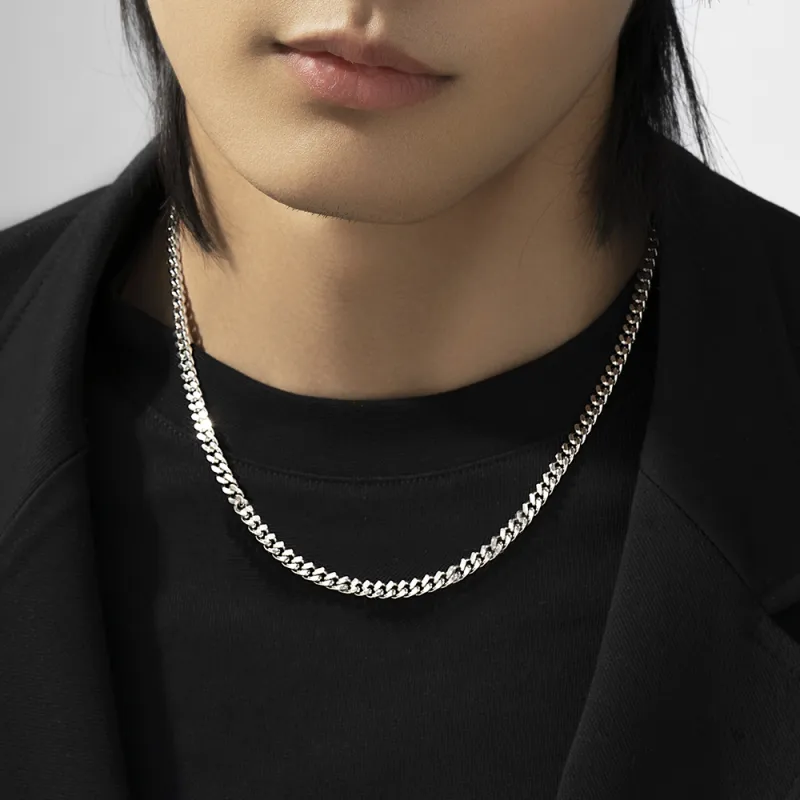 SINCE YOU S925 Silver Necklaces Unisex-9