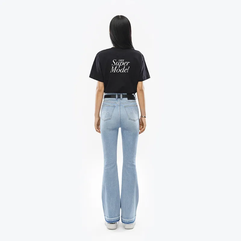 SMFK X Wonderland T Shirt Women's Midnight Black-2