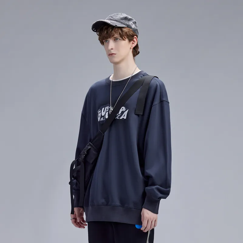 Guuka Crewneck Sweatshirt Men's Dark Gray-7