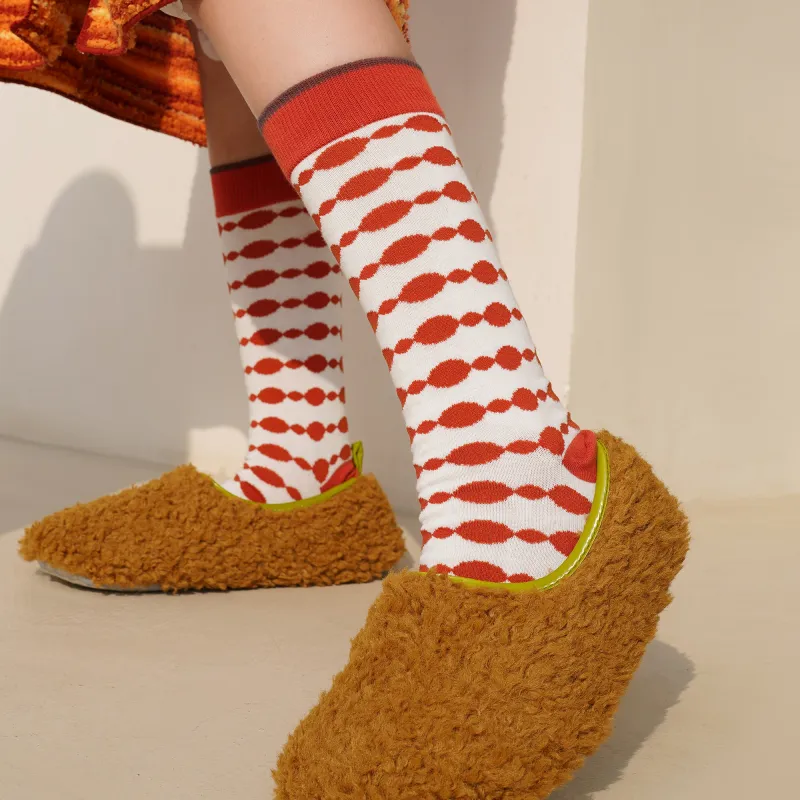 TOOCI Unisex Mid Calf Socks-1