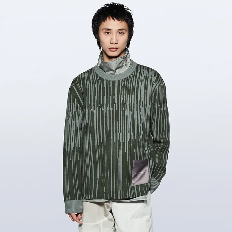 A COLD WALL* Abstract stripe Jumper-3