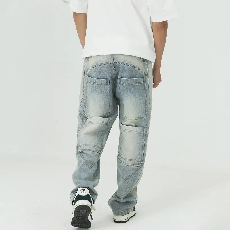 PASET Jeans Unisex Vintage Blue-6