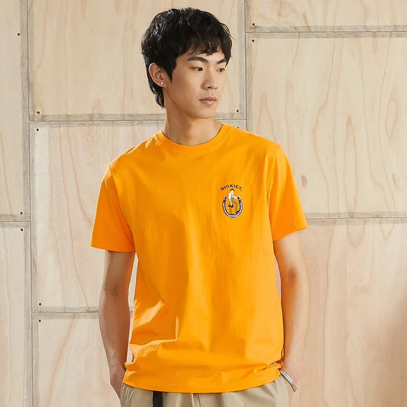 Dickies T Shirt Unisex Bright Orange-4