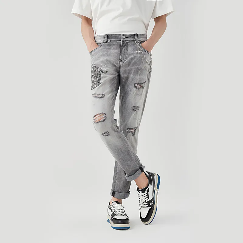 23R+ Jeans Men Gray-6