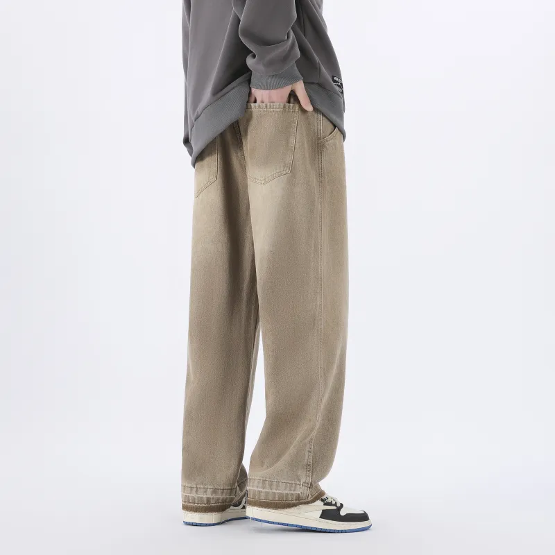 MISTEEZ Straight Jeans Spring Summer Fall And Winter Unisex-11