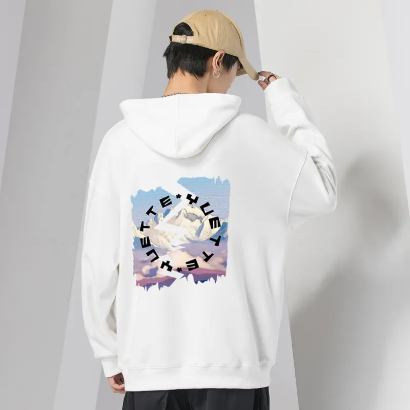 Yvette Hooded Loose Fit Sweatshirt Unisex-6