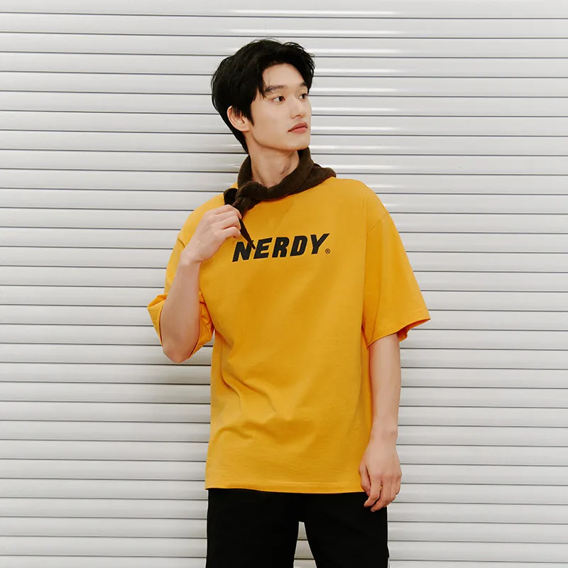 Nerdy T Shirts Unisex Light Orange-3