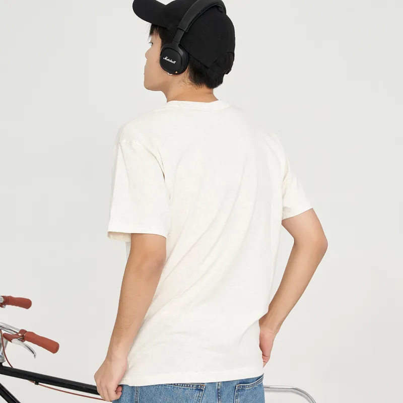 New Balance Drop Shoulder Sleeve T Shirt Men's White-3