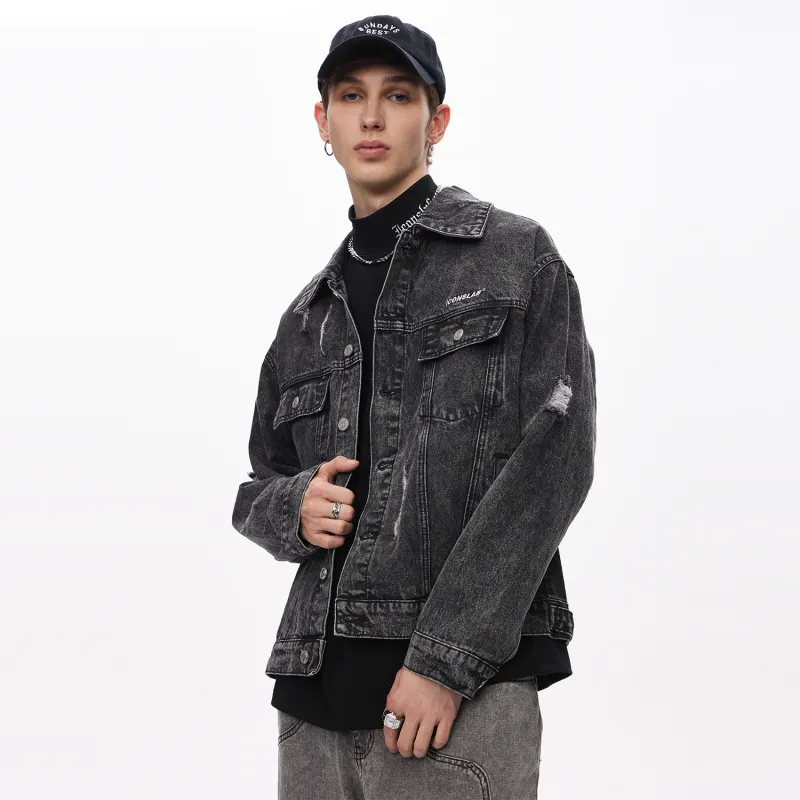 ICONS Lab Denim Jackets Unisex-13