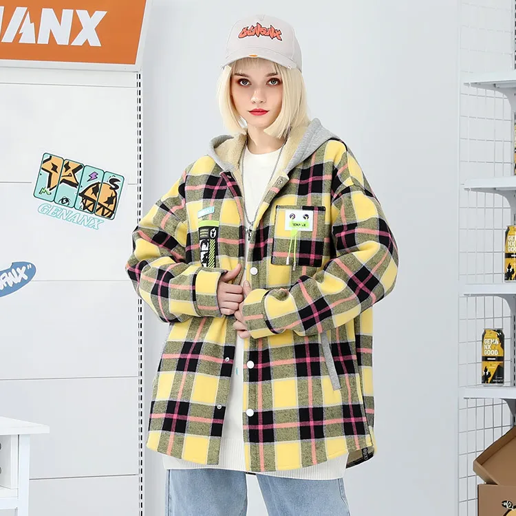 GENANX Loose Fit Thickened Jacket Unisex-8