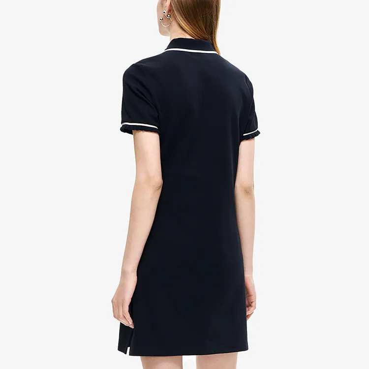 FILA Short Sleeved Dress Women's Jet Black-4
