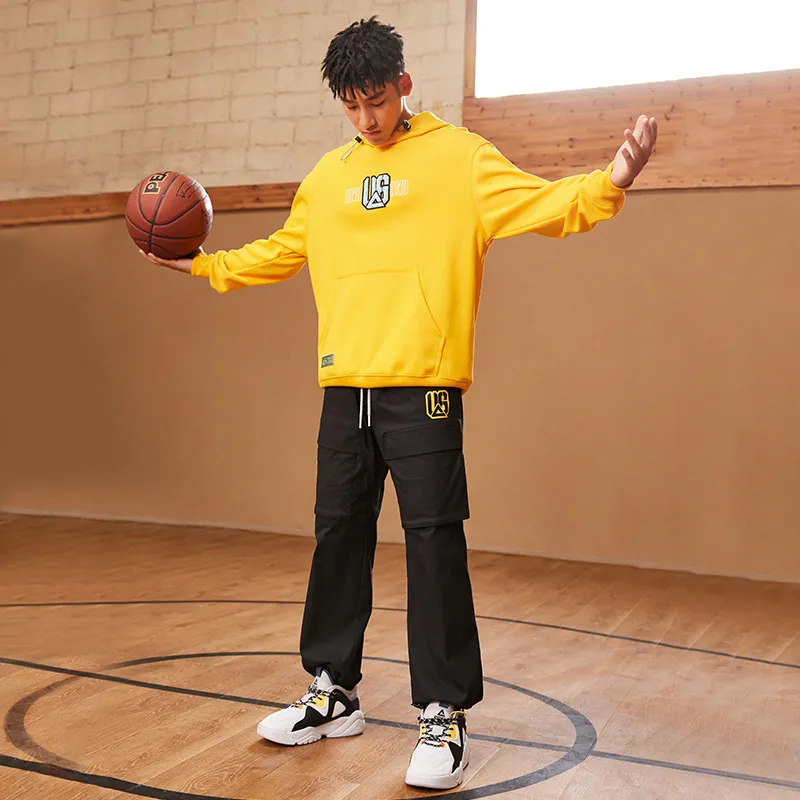 PEAK Sweatshirts Men Orange Yellow-4