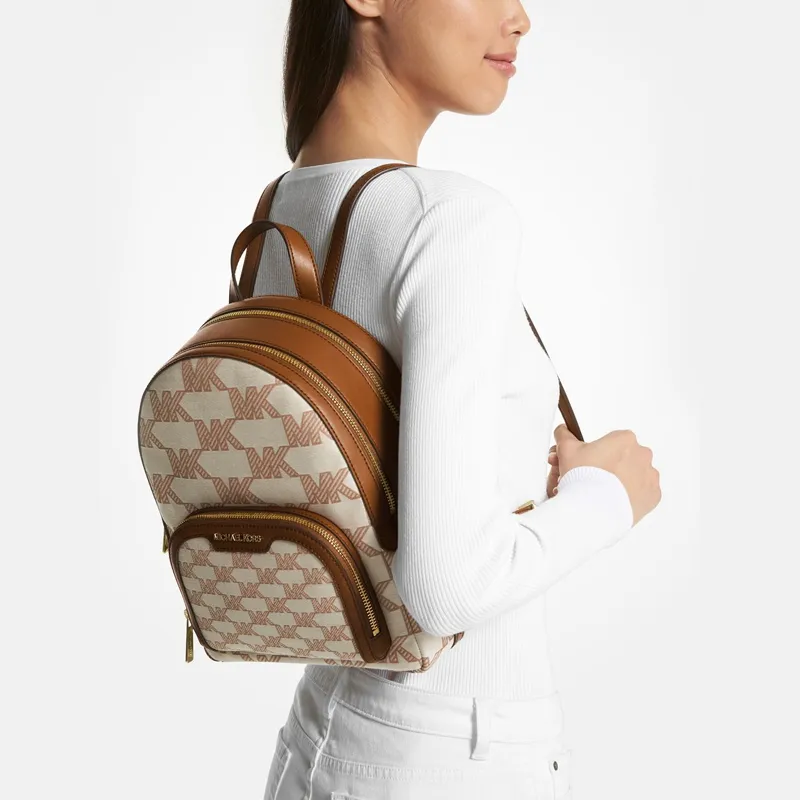 MICHAEL KORS Artificial Leather Backpack Medium Size Women's Leather Brown-7