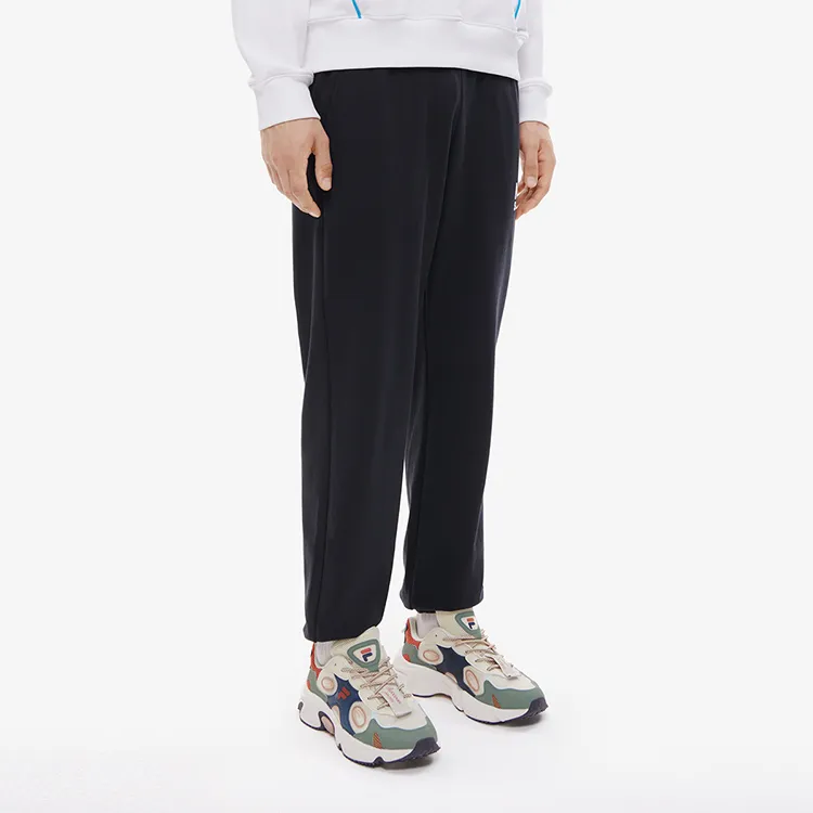 FILA FUSION Knitted Sweatpants Men Pitch Black-5