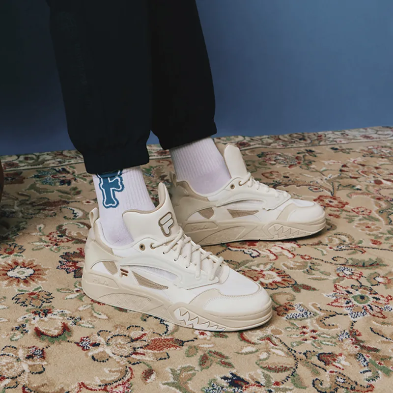 FILA FUSION Classic Basketball Shoes 'White Beige'-6