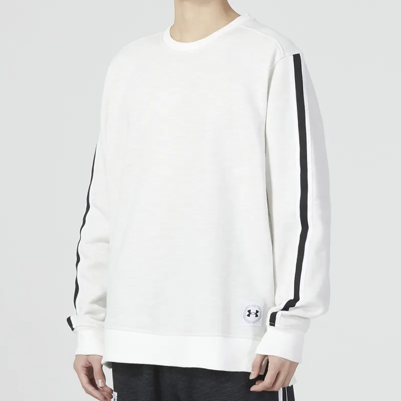 Under Armour Essential Sweatshirts Men White-3