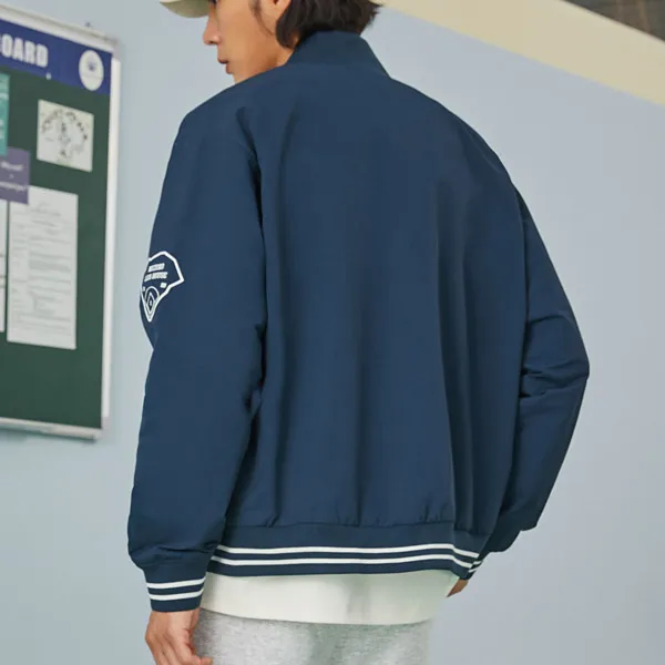 Mizuno Heritage Jackets Unisex Navy Blue-3