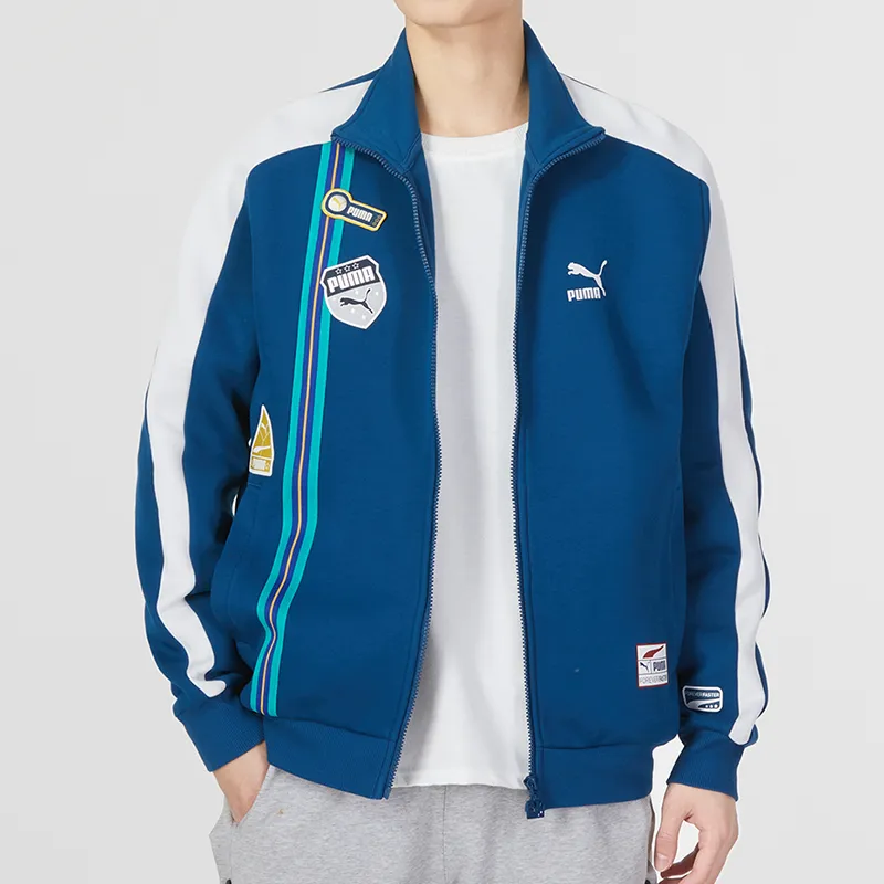 PUMA Jackets Men Royal Blue-2