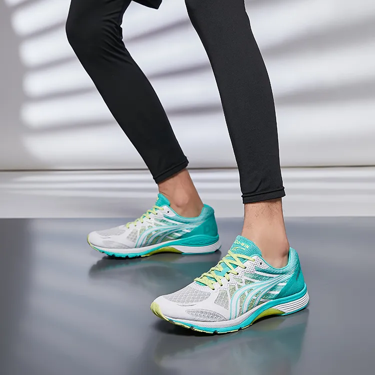 DO WIN Warlord Ii Cushioning, Slip Resistant, And Abrasion Resistant Low Top Running Shoes Unisex White Green-5