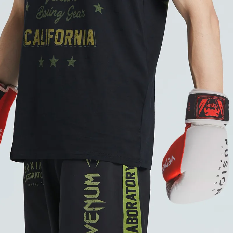 VENUM Boxing Gloves PU Competition Unisex White-4