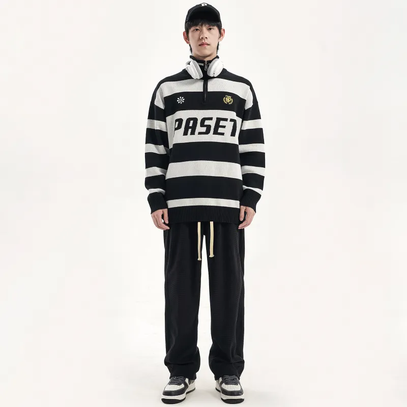 PASET Casual Pants Unisex Black-2