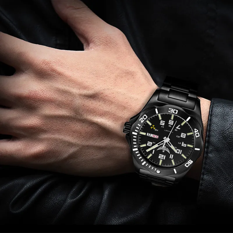 YELANG Automatic Mechanical Movement Watch Men's Watches Black Dial-38