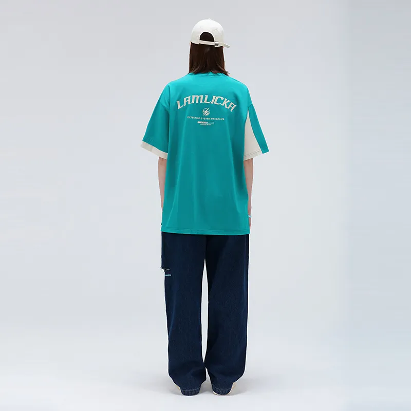 LAMLICKA T Shirts Unisex Turquoise-4