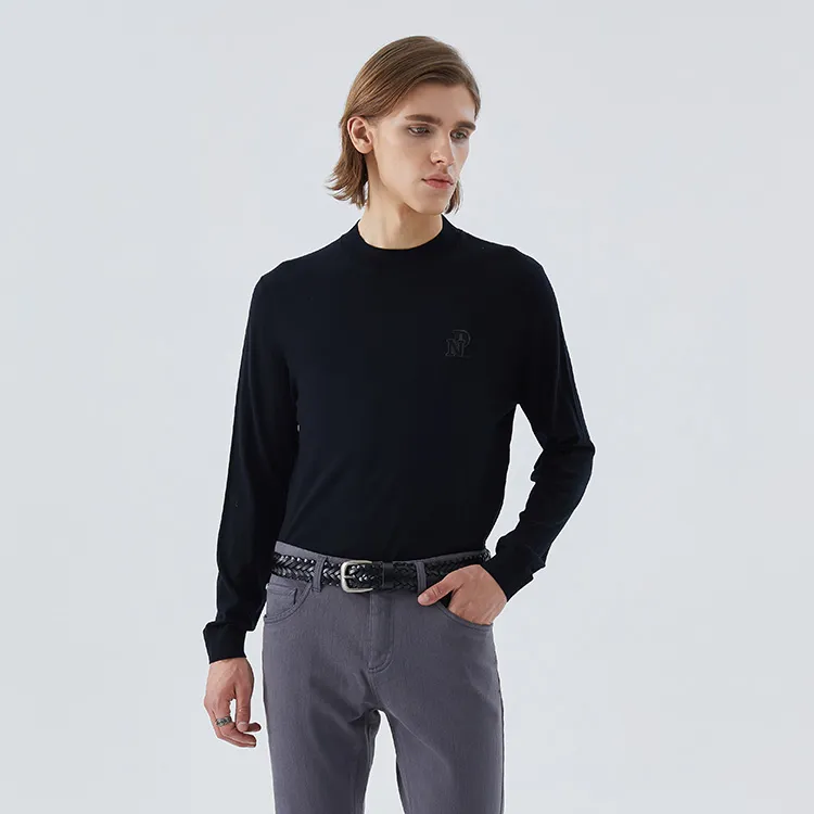 DAVID NAMAN Sweaters Men Black-3