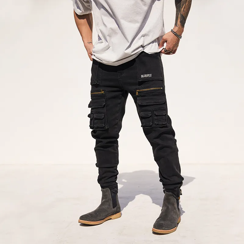 BLUESFLY Jeans Men Black-2