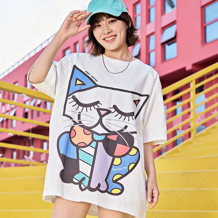 Kappa x Britto Drop Shoulder Sleeve T Shirt Unisex-2