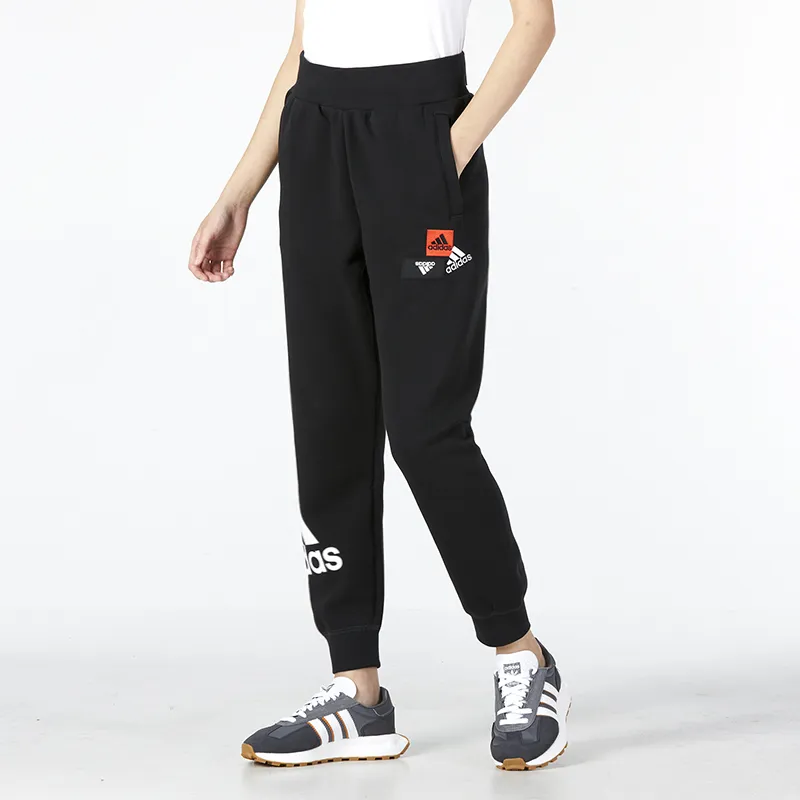 Adidas Knitted Sweatpants Women's Black-4