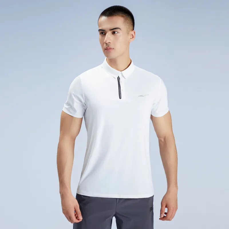 Erke Polo Shirts Men True White-3